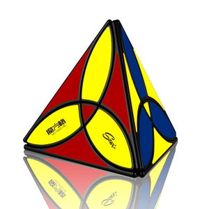 Qiyi Clover Cube 2x2, puzzle magique en forme de pyramide à pétales irréguliers pour enfants, jouet éducatif stimulant le cerveau - Product Image 4