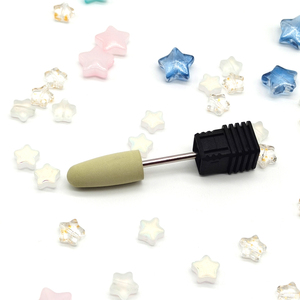 Ponceuse à ongles en silicone longue en forme de balle, outil de polissage pour pédicure, accessoires de perceuse à ongles, embouts en silicone pour manucure en salon - Product Image 3