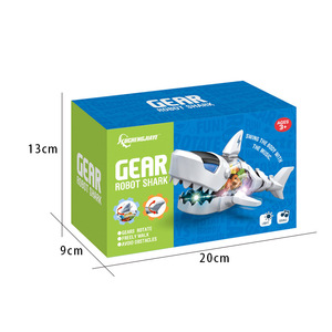 Bateau électrique Shark Boat avec effets lumineux et sonores pour enfants de 5 à 7 ans, modèle de jouet en plastique unisexe, bateau pirate éducatif à bascule - Product Image 3