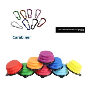 Personalizado Borracha Dobrável Silicone <span class=keywords><strong>Dog</strong></span> Food Água <span class=keywords><strong>Bowl</strong></span> com Tampa Chian Fornecedor Produtos Plástico Dobrável Pet Travel <span class=keywords><strong>Bowl</strong></span> - Product Image 3