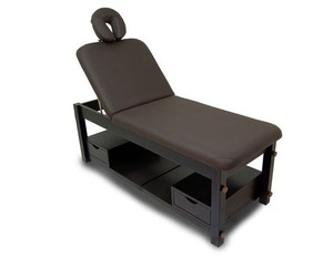 <span class=keywords><strong>Table</strong></span> de massage en bois, lit esthétique, <span class=keywords><strong>portable</strong></span>, pour spa de beauté - Product Image 4