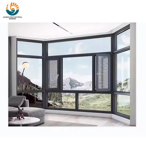 Cửa sổ trượt nhôm kính hai lớp bán chạy nhất của jiaobao hỗ trợ tùy chỉnh - Product Image 1