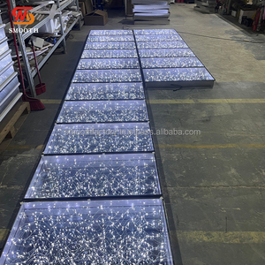 แผ่นต่อสีขาวทันสมัยและโรแมนติกไฟ LED สีขาวสำหรับเวทีงานเต้นรำ3D แบบไม่สิ้นสุด - Product Image 4