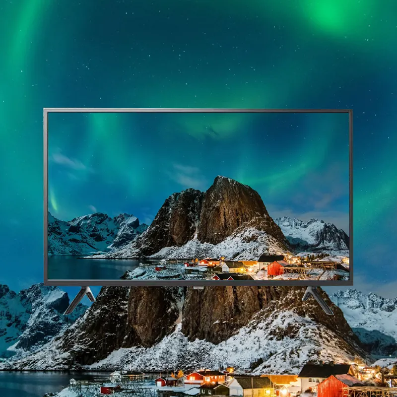 4k Hd 1080p 32 นิ้วทีวีจอแสดงผล LED ทีวีจอแบนสมาร์ท 32 นิ้ว LED Tv เปิดเซลล์