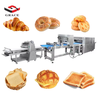 Machine à pain automatique à haute capacité GRACE, ligne de production de boulangerie polyvalente pour le pain, pour les toasts, les baguettes, les croissants