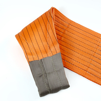 Sangle de levage robuste en polyester 100 % certifiée CE, 1-10T, 4:1-8:1, personnalisée, haute résistance, anti-abrasion, 4 mm, avec œillets