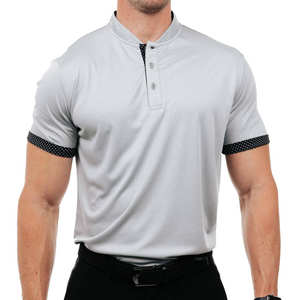 100% coton hommes pour Polo T-Shirt OEM Service texte personnalisé et conception formelle couleur unie uniforme Polo - Product Image 1