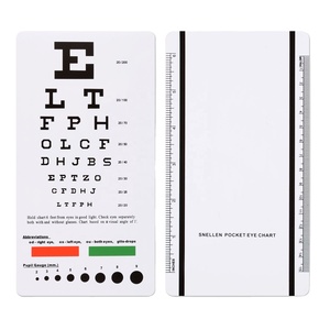 Quang túi kích thước thị giác Acuity biểu đồ tầm nhìn mắt kiểm tra 6 feet snellen mắt biểu đồ - Product Image 1