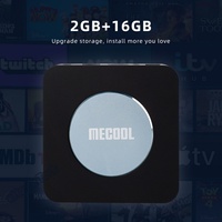 Boîtier TV Android MECOOL KM2 Plus 4K WiFi Multi-streamer Lecteur multimédia domestique Décodeur TV