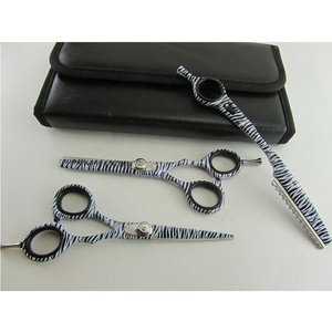 Ciseaux professionnels japonais J2 en acier inoxydable pour la coupe et l'éclaircissement des cheveux, avec vis réglable, lame droite, outil de beauté - Product Image 1