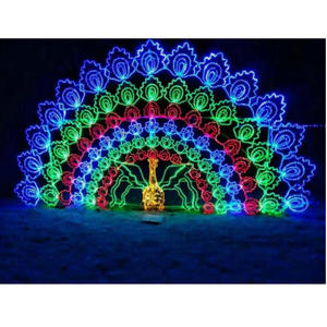Luces LED con Tema de Pavo Real <span class=keywords><strong>Evermore</strong></span>, Iluminación Decorativa con Clasificación IP65 para Grandes Centros Comerciales y Aplicaciones de Paisajismo - Product Image 3