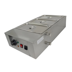 Machine à tempérer le chocolat électrique commerciale, 3 réservoirs, fonteuse de chocolat 220V, nouvelle, haute productivité, facile à utiliser - Product Image 4