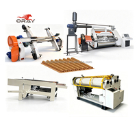 Línea de Producción de Cartón Ondulado Oray-100M/Min, Laminación Uniforme, Ecológica, para Empaquetado Industrial