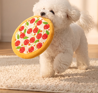 Jouet sonore en peluche gonflable pour animaux de compagnie, pour l'accompagnement, le jeu, l'interaction, la durabilité, la mastication et l'entraînement des chiens