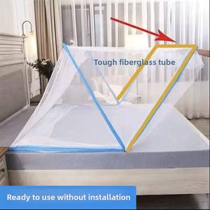 Moustiquaire pliable 8 lits, tendance, pour enfants, auvent de 1 mètre, toutes saisons, pour lits de dortoir étudiant et usage domestique - Product Image 5