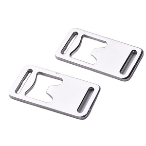 High Quality Promotional Zinc Alloy 3/4 1 Inch Lanyard Metal Accessories Beer Bottle Opener on Neck Straps