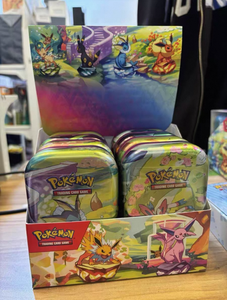 Pokémon TCG Scarlet & Violet Prismatic Evolutions Mini Tin Display Box Eeveelutions Tarjetas Coleccionables - Product Image 5
