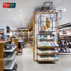 Suministro de fábrica, tiendas de decoración del hogar, accesorios, escaparate de exhibición de tienda para el hogar, bastidores de Boutique personalizados para tienda de ropa de cama - Product Image 4