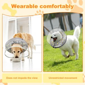 Anti lambendo colar ajustável do cone do cão para após a cirurgia <span class=keywords><strong>Pet</strong></span> Soft Recovery Dog Cone <span class=keywords><strong>Collar</strong></span> Inflável Dog <span class=keywords><strong>Collar</strong></span> - Product Image 6