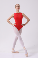 Leotardo de baile listo para enviar, ropa de clase de Ballet para mujer, Ropa de baile de entrenamiento, leotardos con tiras