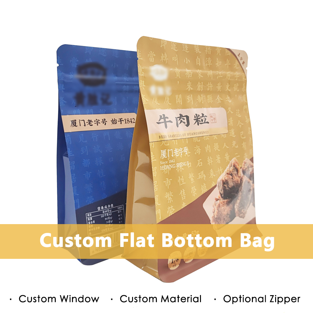 Custom Flat Bottom Bag
