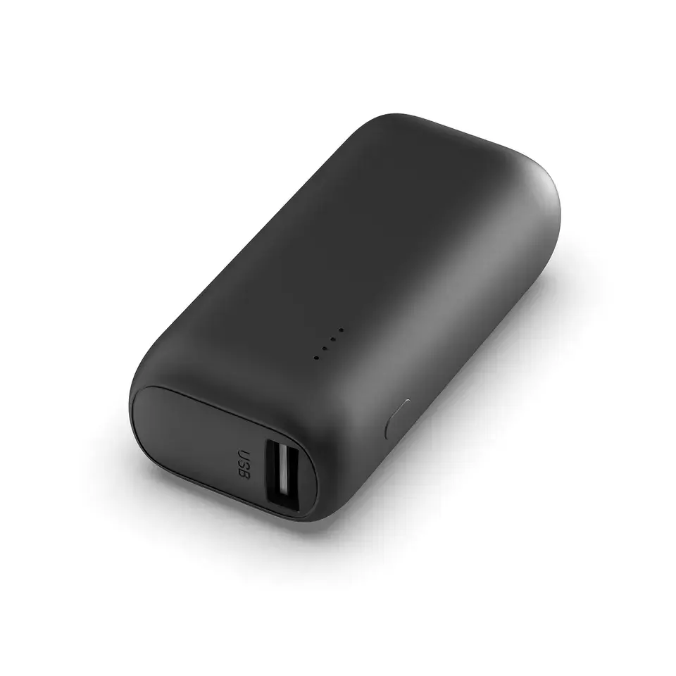 Fast Charging Mini Capsule Power Bank 5000Mah Powerbank With Cable Mobile Phone Power Pack