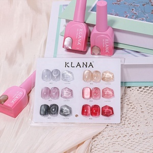 KLANA Offre Spéciale – Kit de 6 Gels UV pour Ongles 15ml – Gel Semi-Permanent Effet Œil de Chat Magnétique pour École, Salon et DIY - Product Image 2