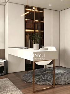 <span class=keywords><strong>Armadio</strong></span> <span class=keywords><strong>a</strong></span> Muro Invisibile in Legno Composito, Guardaroba Multifunzione per Libri e Vestiti con Luce Calda Integrata e <span class=keywords><strong>Specchio</strong></span> - Product Image 3