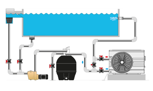 Micoe 와이파이 수영장 열 펌프 1.7 ~ 35kw 전기 온수기 가정용 고효율 저소음 수영장 호텔 따뜻한 날씨 - Product Image 5