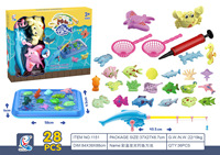 Jeu de pêche magnétique pour enfants / Table d'eau Piscine Poissons flottants en plastique pour enfants