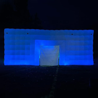 La publicité gonflable tente gonflable de partie de cube avec l'éclairage de LED Carpas tente gonflable
