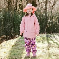 Individuell Bedruckte PU-Kinderregenjacke im Poncho-Stil mit Logo Wasserdichte Regenbekleidung für den Außenbereich