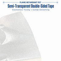 Ruban adhésif double face semi-transparent en PET pour la fixation des modules de caméra