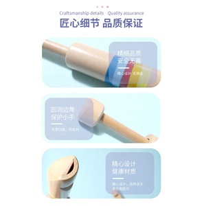 Juguete Musical Educativo de Madera para Bebés, Flauta de Madera con Silbato Deslizante, Juguete Infantil - Product Image 5
