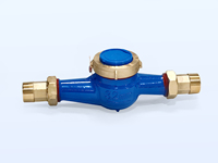 DN15mm Practical Brass Water Meter Mechanical Flow Meter Multi-jet