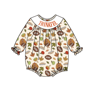 No Moq Sales LR2187 Pre-ordine vestiti bambina grembiule <span class=keywords><strong>natale</strong></span> manica lunga pagliaccetto-2025.3.15 - Product Image 3