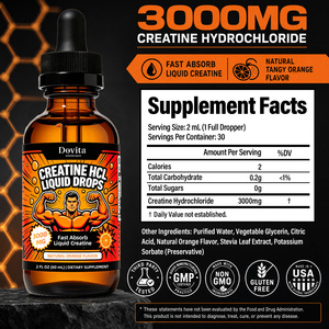 Créatine Hydrochloride en Gros en Vrac Gouttes OEM Marque Personnalisée Haute Absorption Absorption Rapide Pré-Entraînement Soutien à la Croissance Musculaire - Product Image 2