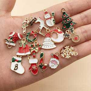 Mixed Styles Christmas <strong>Charms</strong> Pendants DIY Jewelry for Necklace Bracelet Making Accessaries Kids Gift - Product Image 6