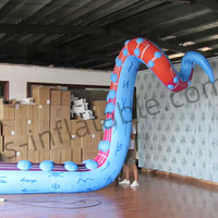 Tentacule de pieuvre gonflable géant, tentacules de Kraken gonflables personnalisés pour la décoration de fenêtres de bâtiments, d'événements extérieurs et de festivals
