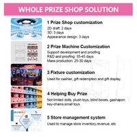 Distributeur automatique de capsules multi-armoires Gacha Gachapon avec paiement par jetons, QR code et carte de crédit