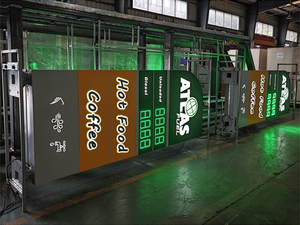 Panneaux Totem Pylônes Personnalisés en Aluminium LED pour Stations-Service, Affichage Numérique LED des Prix - Product Image 4