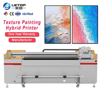 Mesin Printer Inkjet LETOP Factory 1.9M, Printer Format Besar, Plotter, Mesin Pencetak Tekstur, Printer Hybrid Roll to Roll UV