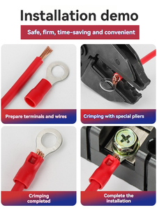 RV đồng khối thiết bị đầu cuối o-loại dây mũi chèn mạ tin cách điện Spade Ngã Ba cáp thiết bị đầu cuối kết nối uốn thiết bị đầu cuối - Product Image 6