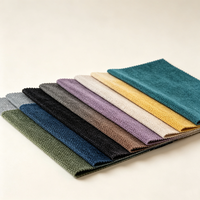 Tissu d'ameublement Chenxin 100% polyester chenille jacquard teint, tissu chenille bouclé pour housse de canapé, literie anti-bouloches pour filles