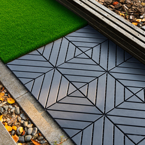 Piastrelle per Pavimenti Esterni in PP Spazzolato Antiscivolo a Incastro, Impermeabili, per Soggiorno e Cucina - Vendita Calda - Product Image 4
