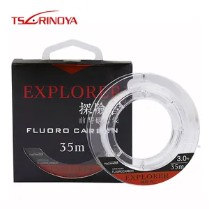 TSURINOYA EXPLORER Fishing Lure Line 35m Main Line High Strength Sinking Carp Wire Fluorocarbon line