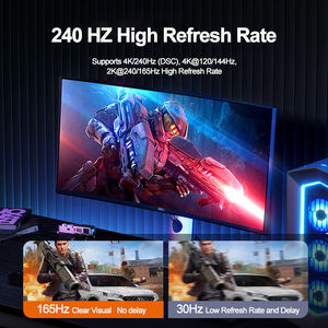 Cable HDTV 4K 2,0 doble para HDMI fibra óptica PVC carcasa de aluminio LinkJun para juego de cables HDMI para Monitor Amplify DVD - Product Image 2