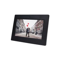Bingkai foto Digital Frameo 7 inci, dengan jam pemutaran Video layar sentuh WiFi-RK3128 Format Audio MP3 & AVI CPU