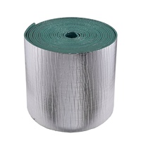 Rouleau d'isolation en mousse XPE colorée avec feuille d'aluminium, matériau isolant pour boîte, doublure isolante EPE avec adhésif arrière, Chine