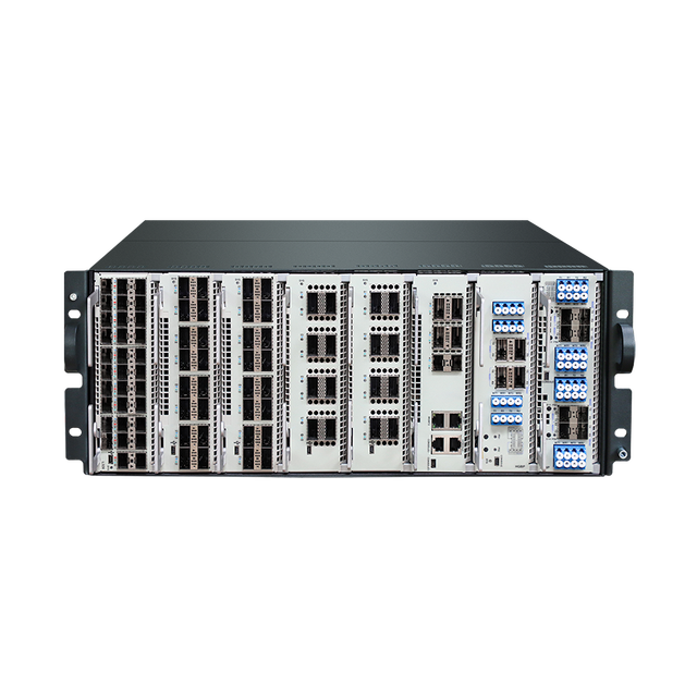 Orthogonal Blade-Style Ethernet Traffic Aggregator for Network Performance Analytics 4U Chassis